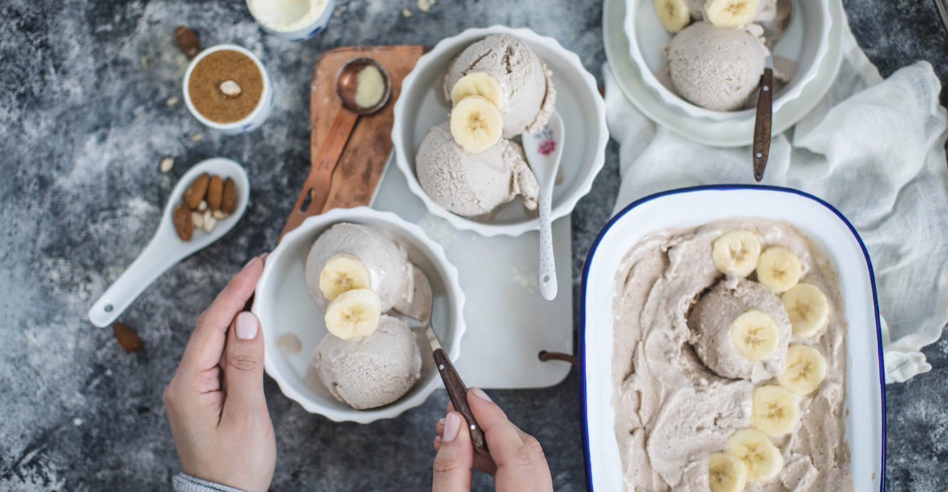 Banana Protein Ice Cream