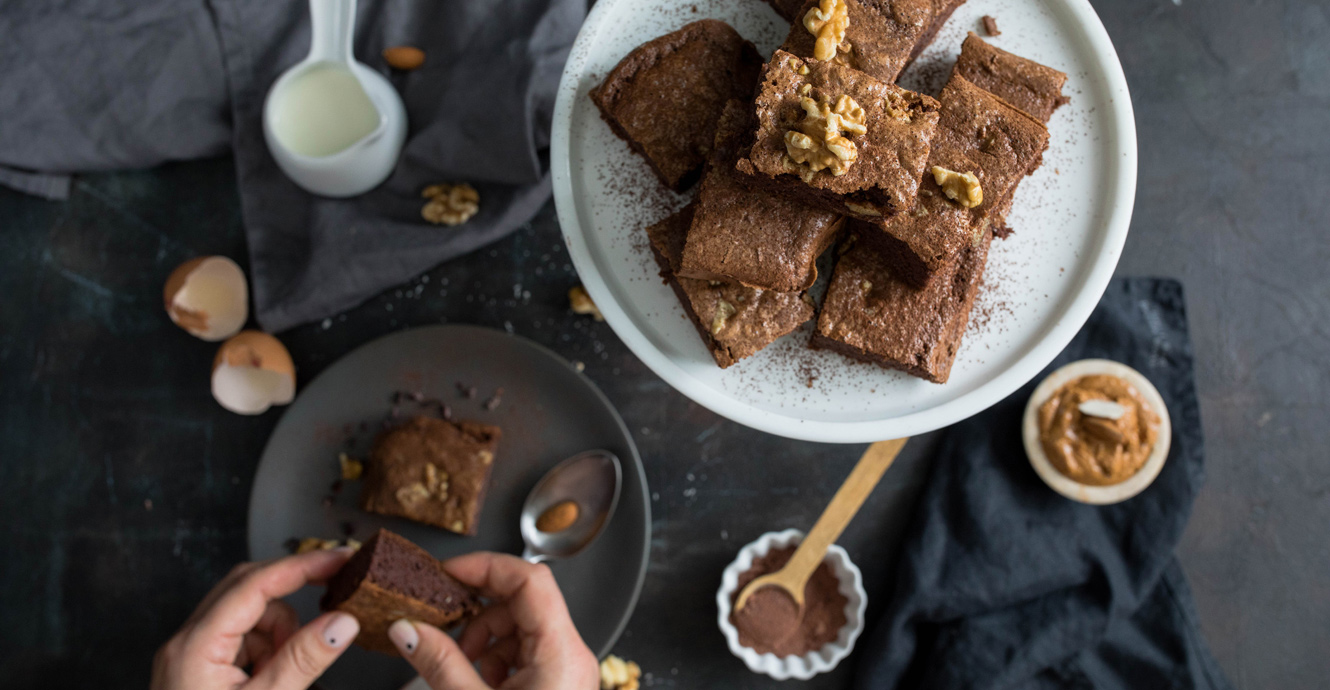 Mint Choc Protein Brownies