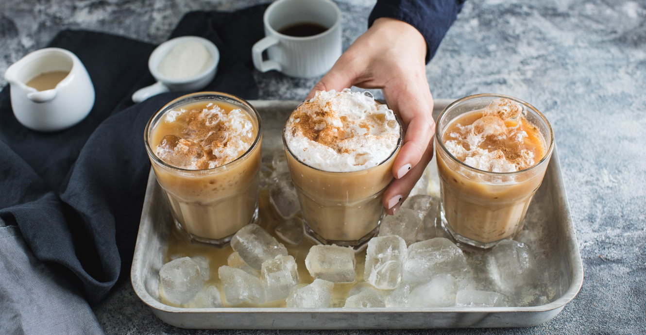 Iced and Spiced Protein Latte