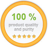 100% Product quality and purity